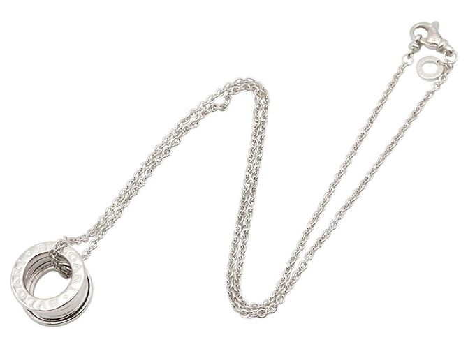 Bulgari Bvlgari B-zero1 Halskette in 18K Weißgold Silber - Ansicht 2