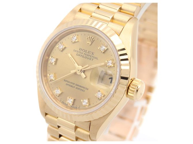 Reloj de pulsera para mujer Rolex Datejust 10P Diamond - vista 3