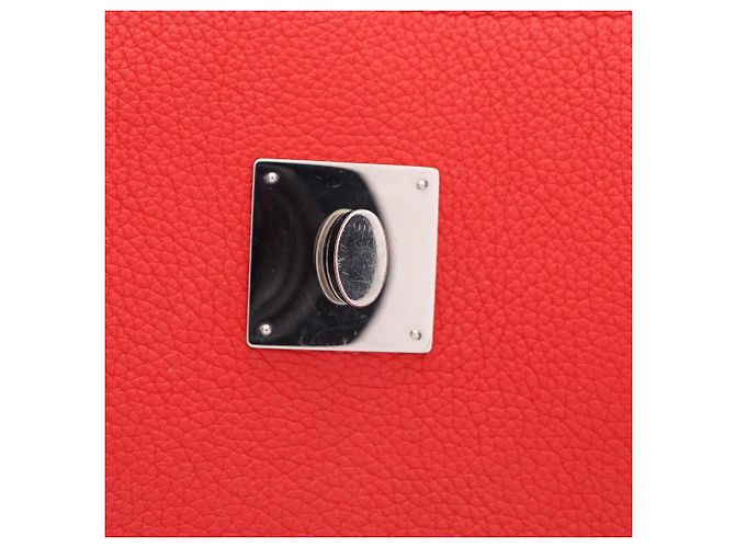 Bolsa de Mão 2-Way Louis Vuitton Lockme Ever BB Preto Vermelho Cru - vista 13