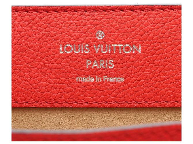 Bolsa de Mão 2-Way Louis Vuitton Lockme Ever BB Preto Vermelho Cru - vista 4