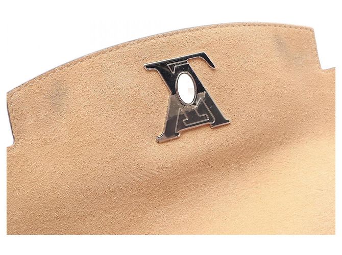Bolsa de Mão 2-Way Louis Vuitton Lockme Ever BB Preto Vermelho Cru - vista 9