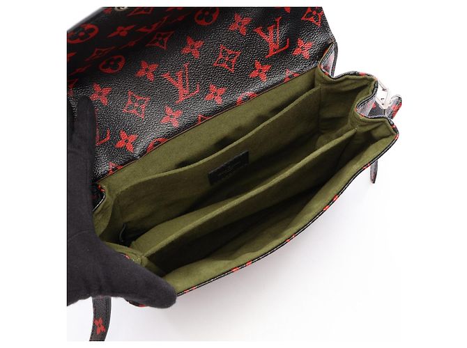 Louis Vuitton Pochette Metis MM Monogram Infra Rouge Schwarz Rot - Ansicht 3