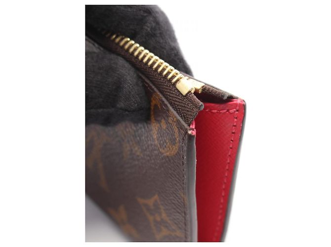 Louis Vuitton Portefeuille Noir Compact Wallet Marrone - vista 8