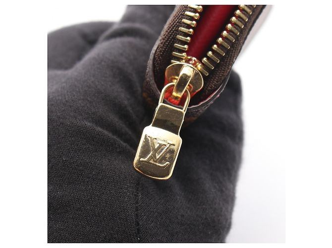 Louis Vuitton Portefeuille Noir Compact Wallet Marrone - vista 9