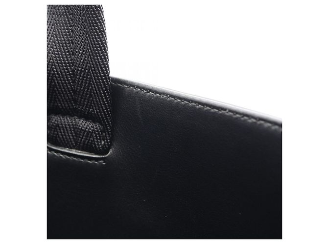 Borsa Tote Prada in pelle nera Nero - view 5