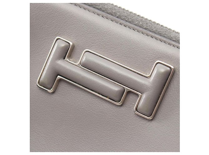 Cartera larga redondeada Tod's Double T Castaño - vista 10