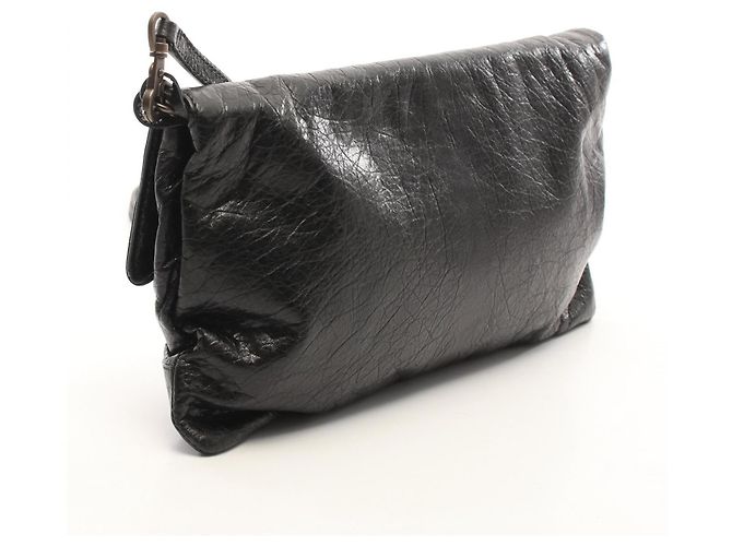 Borsa a tracolla Balenciaga Classic Envelope Nero - vista 2