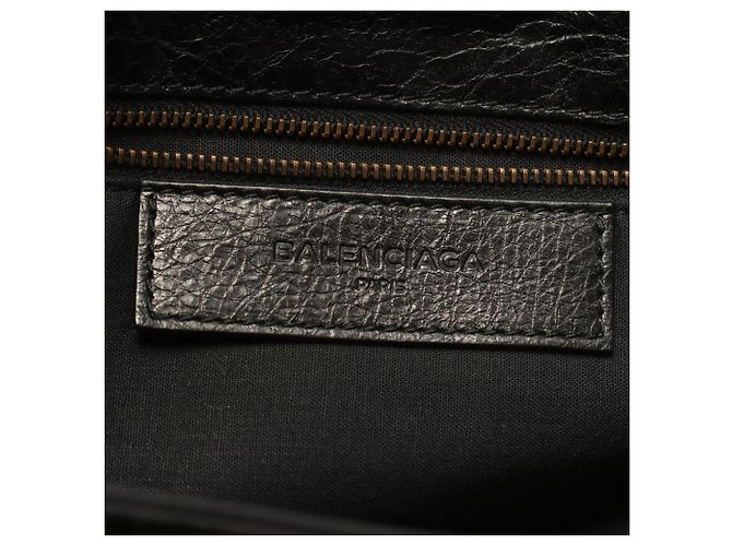 Borsa a tracolla Balenciaga Classic Envelope Nero - vista 4