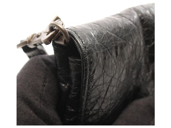 Borsa a tracolla Balenciaga Classic Envelope Nero - vista 7