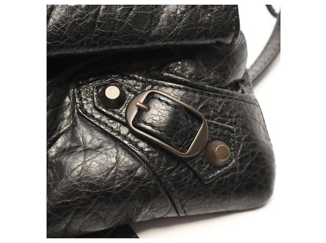 Borsa a tracolla Balenciaga Classic Envelope Nero - vista 8