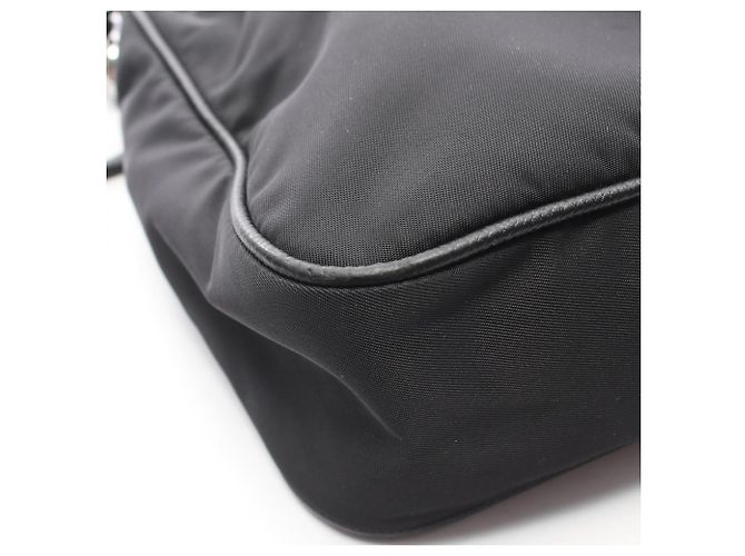 Saffiano Bolsa de Ombro 2-Way Prada Re-Edition 2005 Preto - vista 6