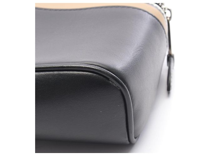 Marsupio e borsa a mano in pelle Burberry Nero Multicolore Beige - vista 7