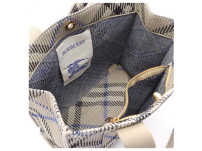 Burberry Stoff-Tote-Bag in Grau Multicolor Braun Mehrfarben - Ansicht 3