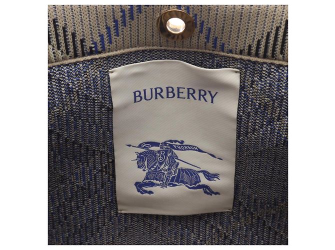 Burberry Stoff-Tote-Bag in Grau Multicolor Braun Mehrfarben - Ansicht 4
