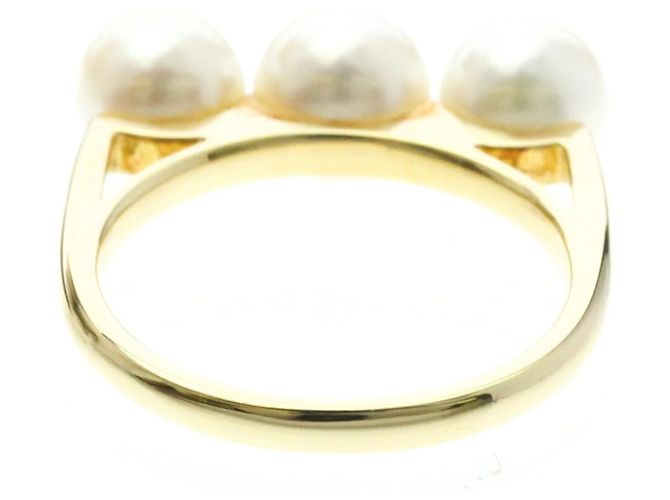 Anello Balance Era Pearl Band Tasaki D'oro - vista 3