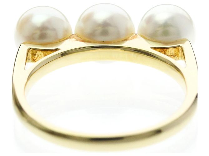 Anello Balance Era Pearl Band Tasaki D'oro - vista 7