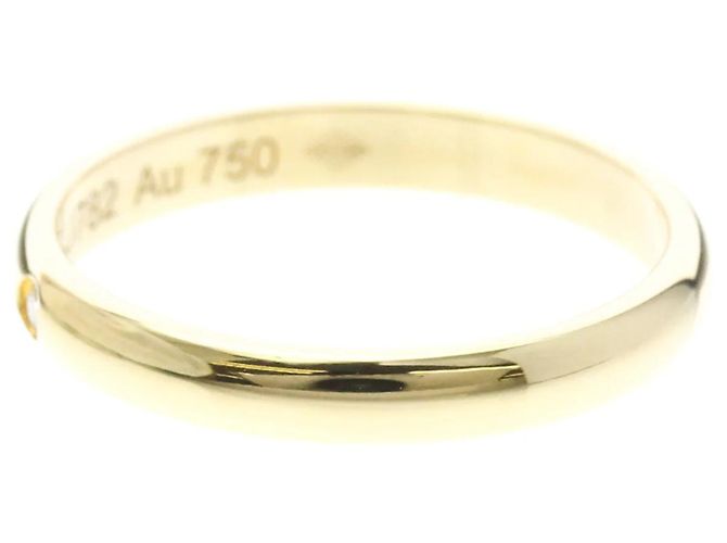 Cartier 1895 Ehering mit Diamant in 18K Gelbgold Golden - Ansicht 2