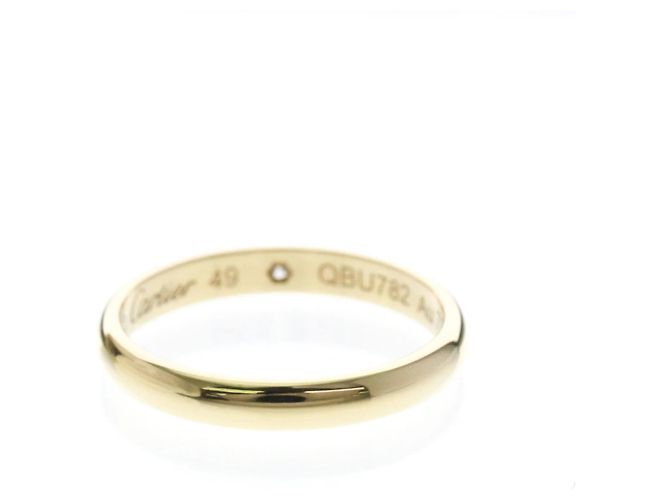 Cartier 1895 Ehering mit Diamant in 18K Gelbgold Golden - Ansicht 3