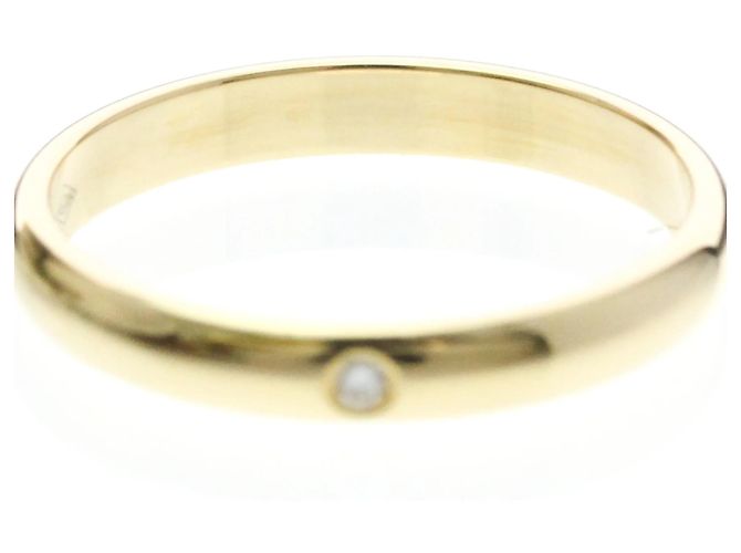 Cartier 1895 Ehering mit Diamant in 18K Gelbgold Golden - Ansicht 5