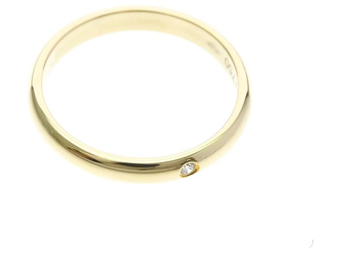 Cartier 1895 Ehering mit Diamant in 18K Gelbgold Golden - Ansicht 9
