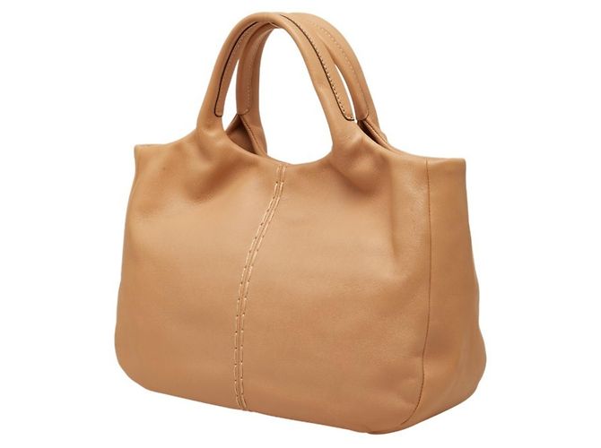 Borsa a mano Tod's 2-Way in pelle beige - vista 2
