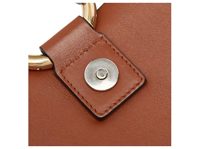 Bolso de mano Chloé Faye Medium Castaño - vista 6