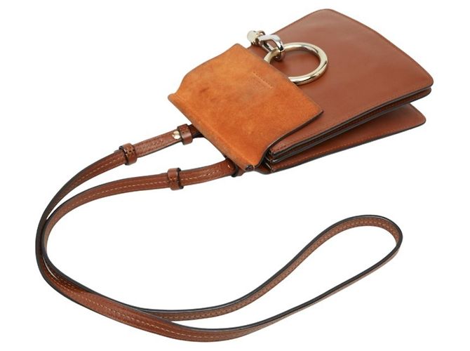 Borsa a tracolla Chloé Faye Small Marrone - vista 4