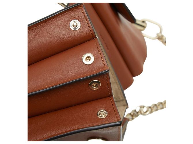 Borsa a tracolla Chloé Faye Small Marrone - vista 8