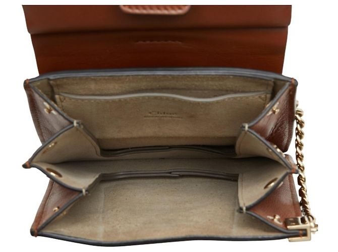 Borsa a tracolla Chloé Faye Small Marrone - vista 9
