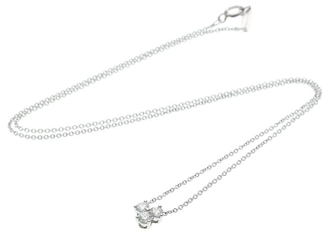 Autre Marque Collana Tiffany Aria Diamanti in Platino Argento - vista 13
