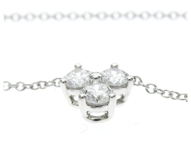 Autre Marque Collana Tiffany Aria Diamanti in Platino Argento - vista 4