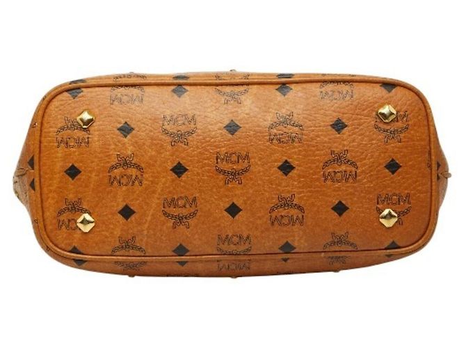 MCM Visetos Logogram Tote Bag Braun - Ansicht 3