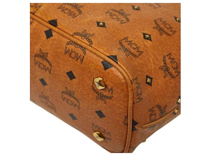 MCM Visetos Logogram Tote Bag Braun - Ansicht 4