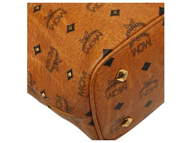MCM Visetos Logogram Tote Bag Braun - Ansicht 5