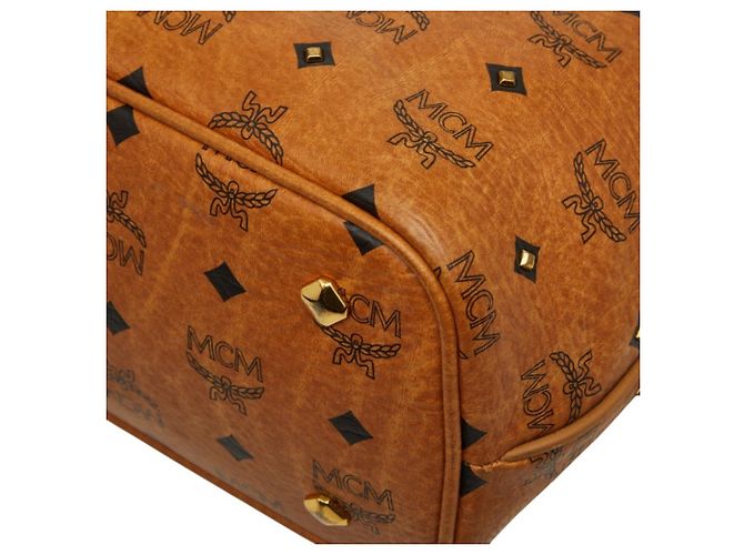 MCM Visetos Logogram Tote Bag Braun - Ansicht 6