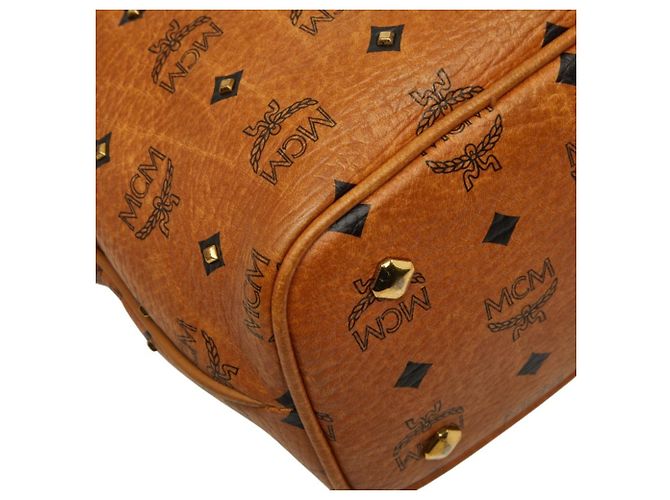 MCM Visetos Logogram Tote Bag Braun - Ansicht 7