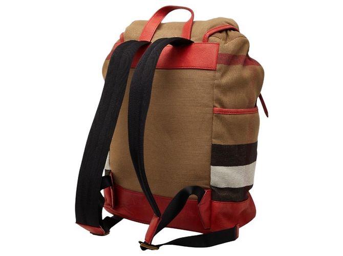 Burberry Check Backpack Multiple colors Beige - view 2