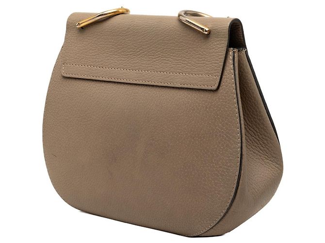 Bolsa de Ombro Chloé Drew Chain Bege - vista 2
