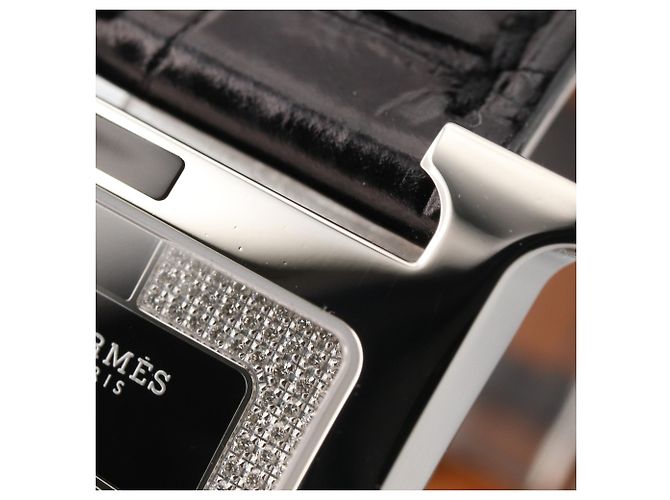 Reloj de pulsera Hermès H-Watch O Carre Small Diamond - vista 11