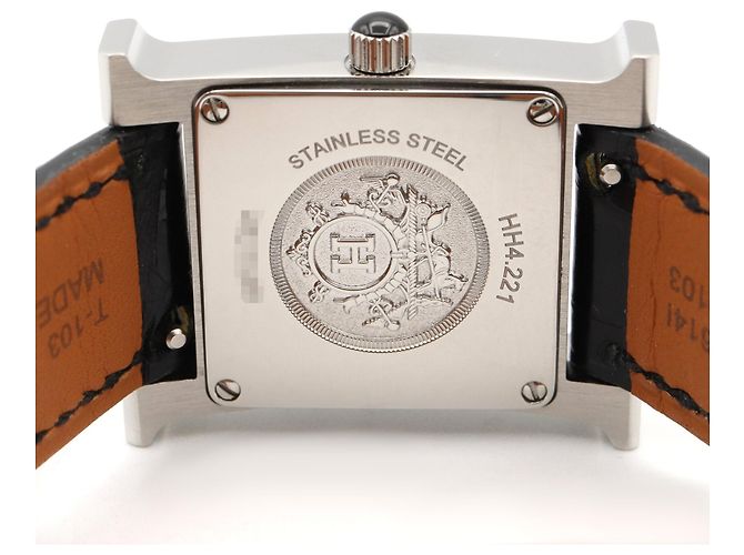 Reloj de pulsera Hermès H-Watch O Carre Small Diamond - vista 6
