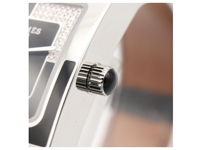 Reloj de pulsera Hermès H-Watch O Carre Small Diamond - vista 7