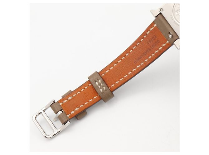 Hermès Hermes H-Watch Mini Armbanduhr Diamant-Lünette - Ansicht 13