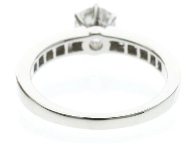 Autre Marque Anillo de compromiso Tiffany de diamantes Plata - vista 3