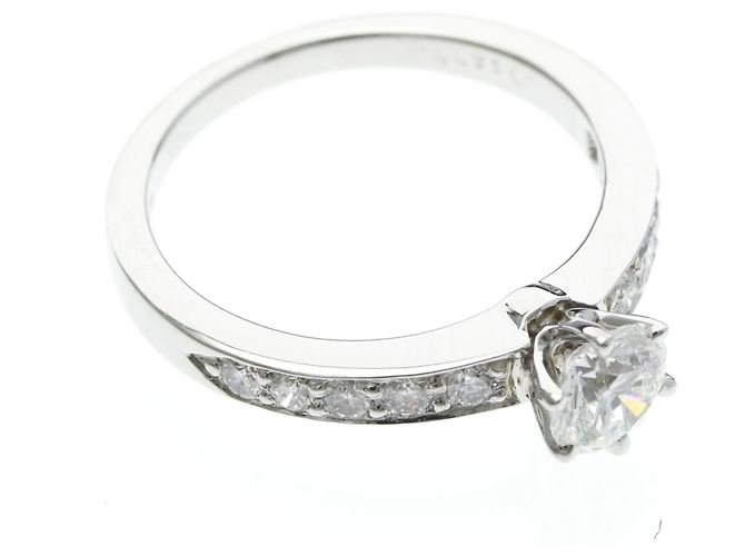Autre Marque Anillo de compromiso Tiffany de diamantes Plata - vista 9
