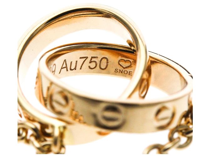 Bracciale Cartier Baby Love in oro rosa D'oro - vista 8