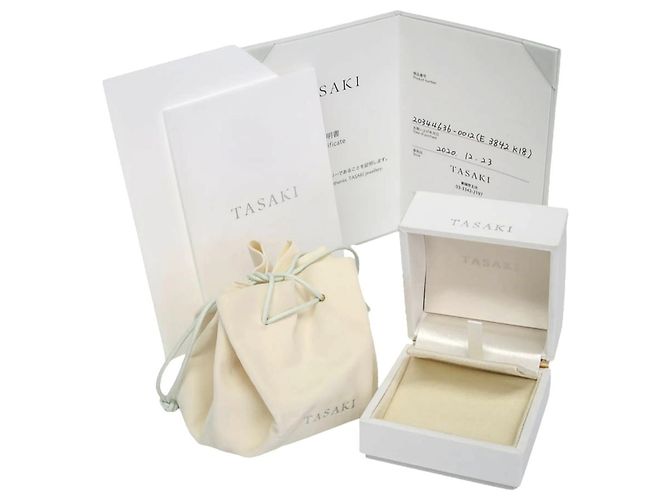 Orecchini a clip Tasaki Balance Plus Pearl Yellow Gold - vista 10