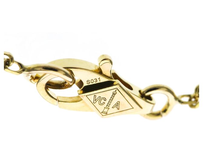 Van Cleef & Arpels Frivole Mini Halskette RPOJ100 Golden - Ansicht 11