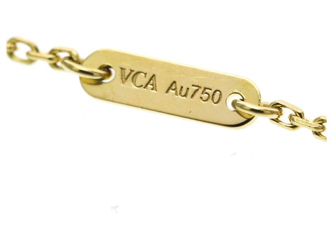 Van Cleef & Arpels Frivole Mini Halskette RPOJ100 Golden - Ansicht 13