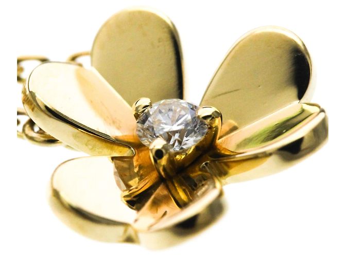 Van Cleef & Arpels Frivole Mini Halskette RPOJ100 Golden - Ansicht 7