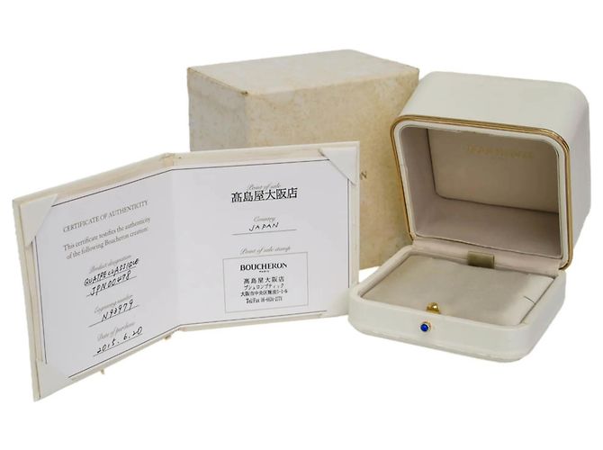 Colar com pingente Boucheron Quatre Classic Prata Dourado - vista 10